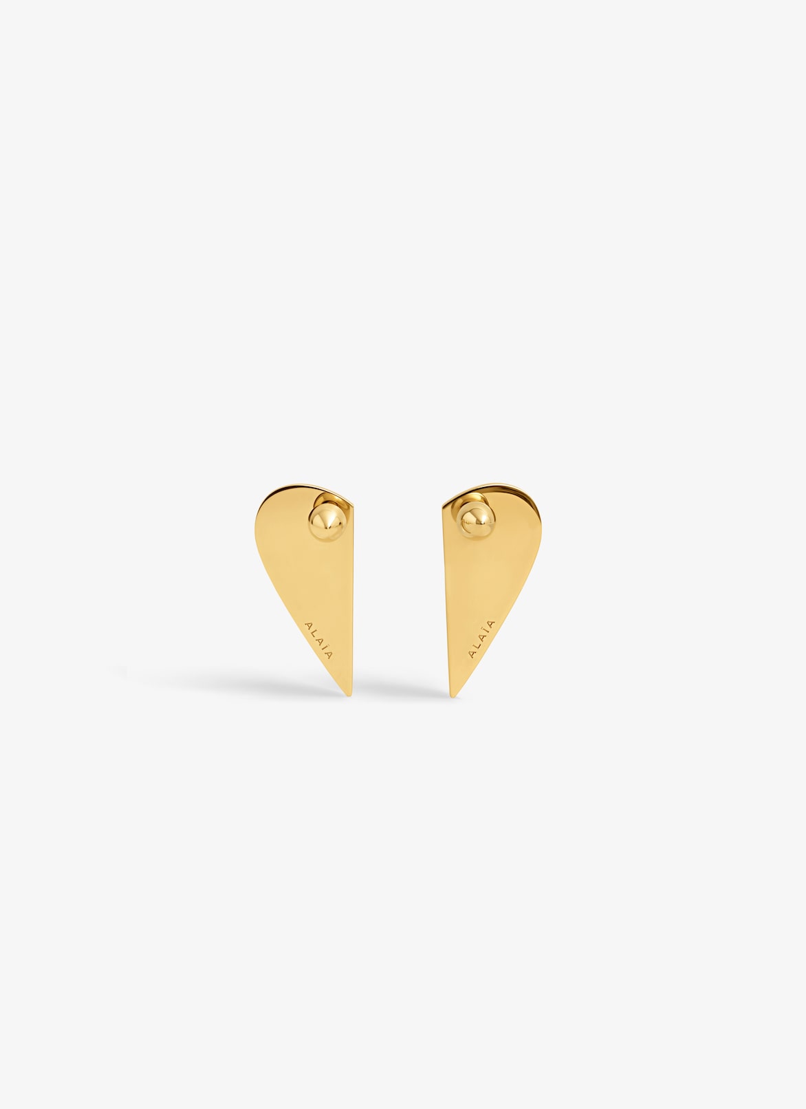 DEMI-CŒUR BOMBE EARRINGS ALAÏA TRANSPARENT DEMI-CŒUR BOMBE EARRINGS